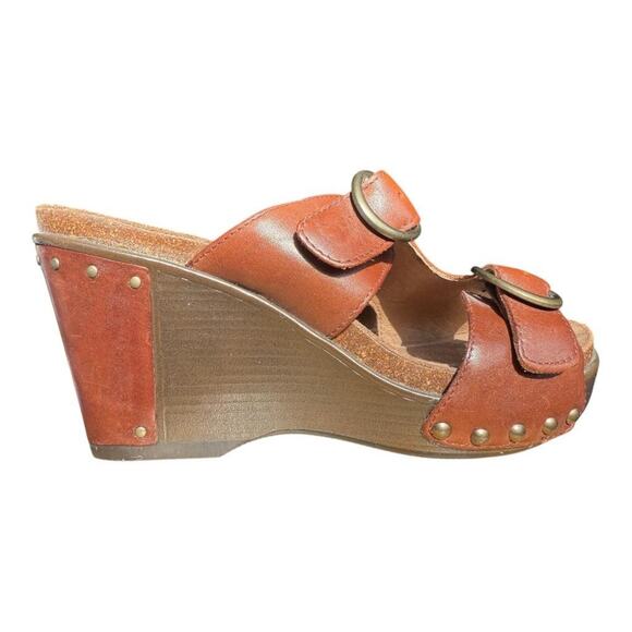 Dansko Shoes - Dansko Fern Platform Wedge Slide Sandal Women size 37 US 6.5-7